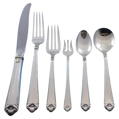 Pre-owned Tuttle Silver Company Lamerie By Tuttle Sterling Silver Flatware Set 8 Service 48 Pieces Dinner Size