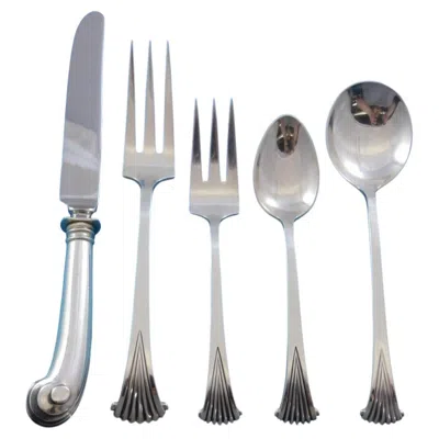 Pre-owned Tuttle Silver Company Onslow By Tuttle Sterling Silver Flatware Set For 8 Service 40 Pieces Vintage