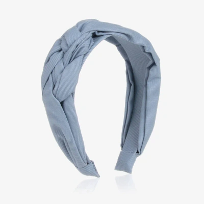 Tutto Piccolo Kids' Girls Dusky Blue Braided Hairband