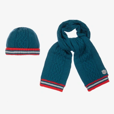 Tutto Piccolo Babies' Green Hat & Scarf Set