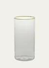 Tuttoattaccato Lemon Yellow Highball Glass, 15.2 Oz. In Lemon Yellow