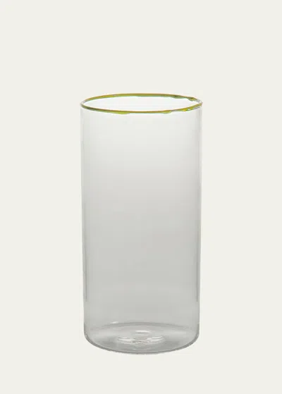 Tuttoattaccato Lemon Yellow Highball Glass, 15.2 Oz.