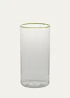 TUTTOATTACCATO RED HIGHBALL GLASS, 15.2 OZ.