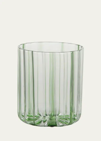 Tuttoattaccato Striped Glass, Green