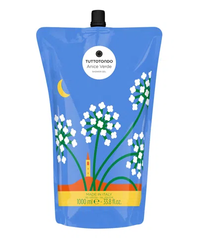 Tuttotondo Anice Verde Shower Gel Refill 1 L In Green