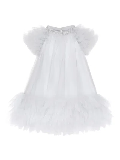 Tutu Du Monde Babies' Abu Dhabi Beaded Dress In White