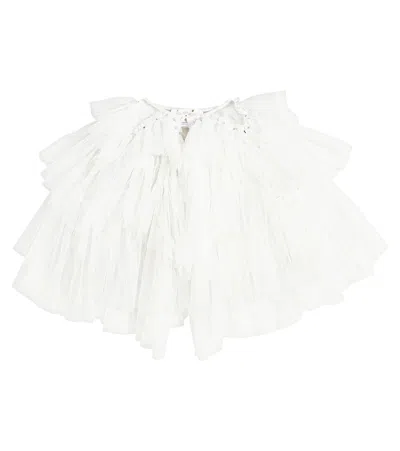 Tutu Du Monde Kids' Art Nouveau Tulle Cape In White
