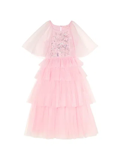 Tutu Du Monde Kids' Aurora Lights Sequin-embellished Dress In Pink
