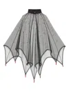 Tutu Du Monde Bead-embellished Cape In Black