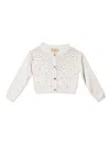 Tutu Du Monde Bébé Crystal Long-sleeve Cardigan In Milk