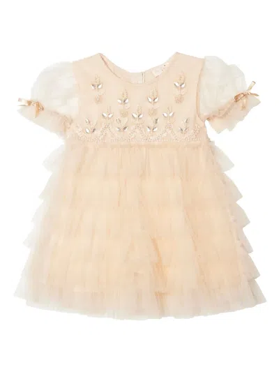 Tutu Du Monde Babies' Field Of Dreams Tulle Dress In Neutrals