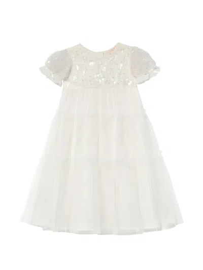 Tutu Du Monde Kids' Bebe Isla Bloom Tulle Dress In Gray