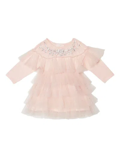 Tutu Du Monde Babies' Blessed Tulle Dress In Pink