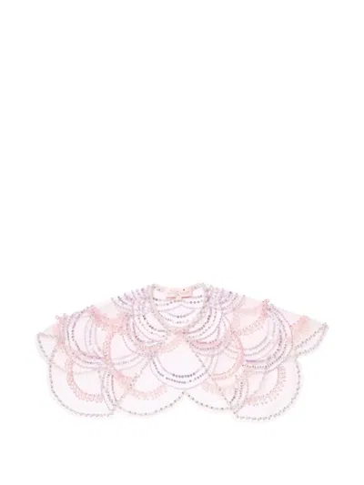 Tutu Du Monde Blushing Horizon Sequin-embellished Beaded Cape In Neutral