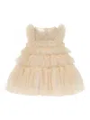 Tutu Du Monde Bright Star Ruffled Dress In Neutral