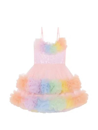 Tutu Du Monde Kids' Bubble Bliss Sequined Ruffled Dress In Multi