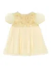 Tutu Du Monde Camellia Tulle Flower-embellished Party Dress In Yellow