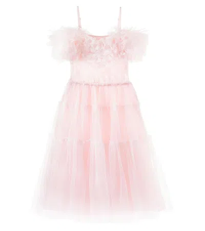Tutu Du Monde Kids' Chateau Romance Cotton Tulle Dress In Pink