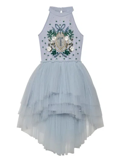 Tutu Du Monde Kids' Coat Of Arms Tutu Dress In Blue