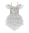 Tutu Du Monde Cotton Your Grace Dress In Silver