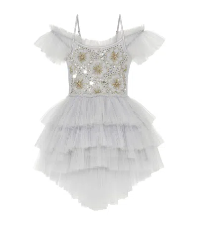 Tutu Du Monde Kids' Cotton Your Grace Dress In Silver