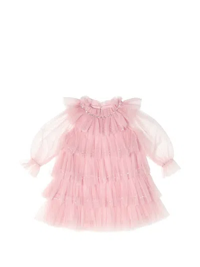 Tutu Du Monde Babies' Crystal-embellishment Dress In Pink