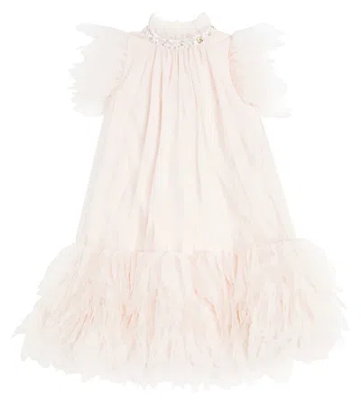 Tutu Du Monde Kids' Dahlia Embellished Tulle Dress In Pink