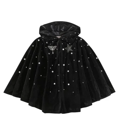 Tutu Du Monde Kids' Darkest Night Witches Cape In Black