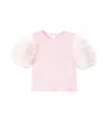 Tutu Du Monde Diamond Dust Tulle And Jersey Top In Pink