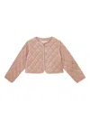 Tutu Du Monde Diamond Of The Season Quilted Jacket In Pink