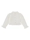 Tutu Du Monde Dolly Ruffled Puff-sleeve Jacket In White
