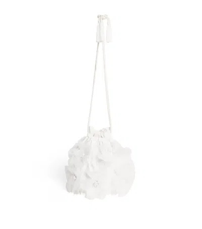 Tutu Du Monde Kids' Embellished Camellia Bag In White