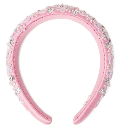 Tutu Du Monde Kids' Embellished Headband In Pink