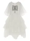 Tutu Du Monde Embellished Tiered-tulle Dress In White