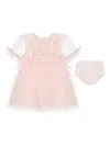 Tutu Du Monde Embellished Tulle Dress In Pink
