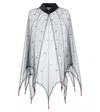 Tutu Du Monde Verziertes Cape Fangtastic Aus Tüll In Black
