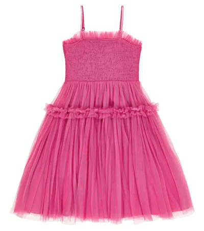 Tutu Du Monde Kids' Fil De Fée Tulle Dress In Punk Pink
