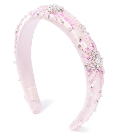 Tutu Du Monde Kids' Fireworks Embellished Headband In Pink