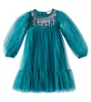 Tutu Du Monde First Frost Cotton Jersey And Tulle Dress In Green