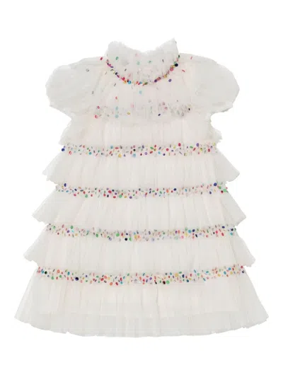 Tutu Du Monde Kids' Fondant Tulle Dress In White