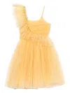 Tutu Du Monde Frottage Tulle Dress In Yellow