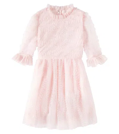 Tutu Du Monde Kids' Froufrous Sequined Tulle Dress In Pink