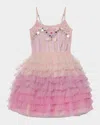 Tutu Du Monde Girl's Arcadia Ombre Tutu Dress In Almond Milk