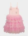 TUTU DU MONDE GIRL'S FIREWORKS EMBELLISHED TUTU DRESS