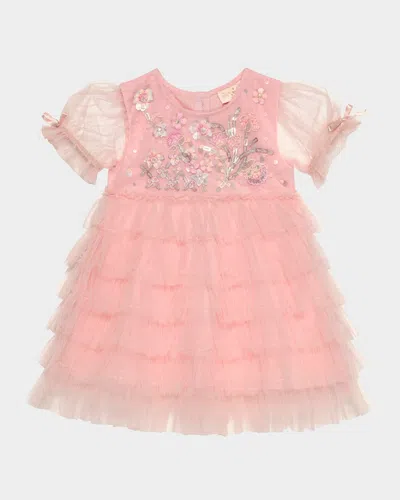 TUTU DU MONDE GIRL'S GARDENS GATE EMBELLISHED TUTU DRESS