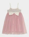 Tutu Du Monde Girl's Jolie Embellished Bow Tutu Dress In Fairy Floss Mix