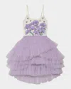 Tutu Du Monde Girl's Lavender Lounge Tutu Dress In Pastel Lilac Mix