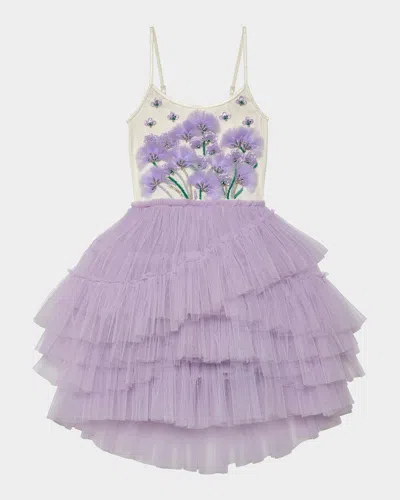 Tutu Du Monde Kids' Girl's Lavender Lounge Tutu Dress In Pastel Lilac Mix