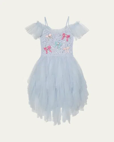 Tutu Du Monde Kids' Girl's Pavillion Perfection Embellished Tutu Dress In Blue Chill