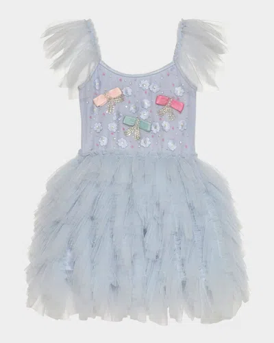 Tutu Du Monde Kids' Girl's Pavillion Perfection Embellished Tutu Dress In Blue Chill